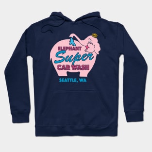 Pink Elephant Car Wash Hoodie